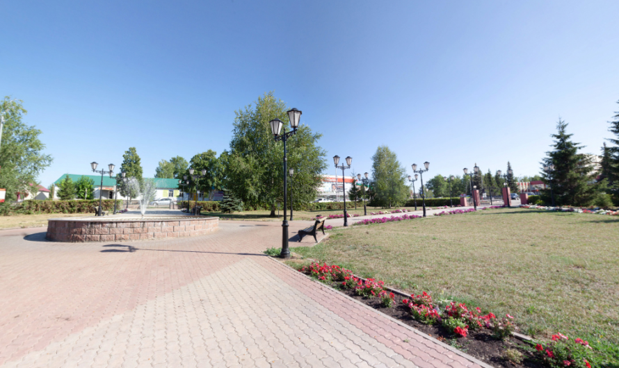 с.Киргиз-Мияки сквер «Аллея Славы» виртуальный тур 360°